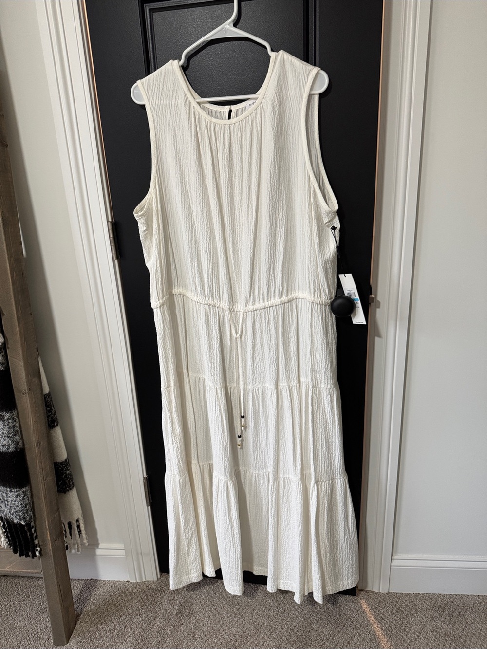 White Tiered Dress